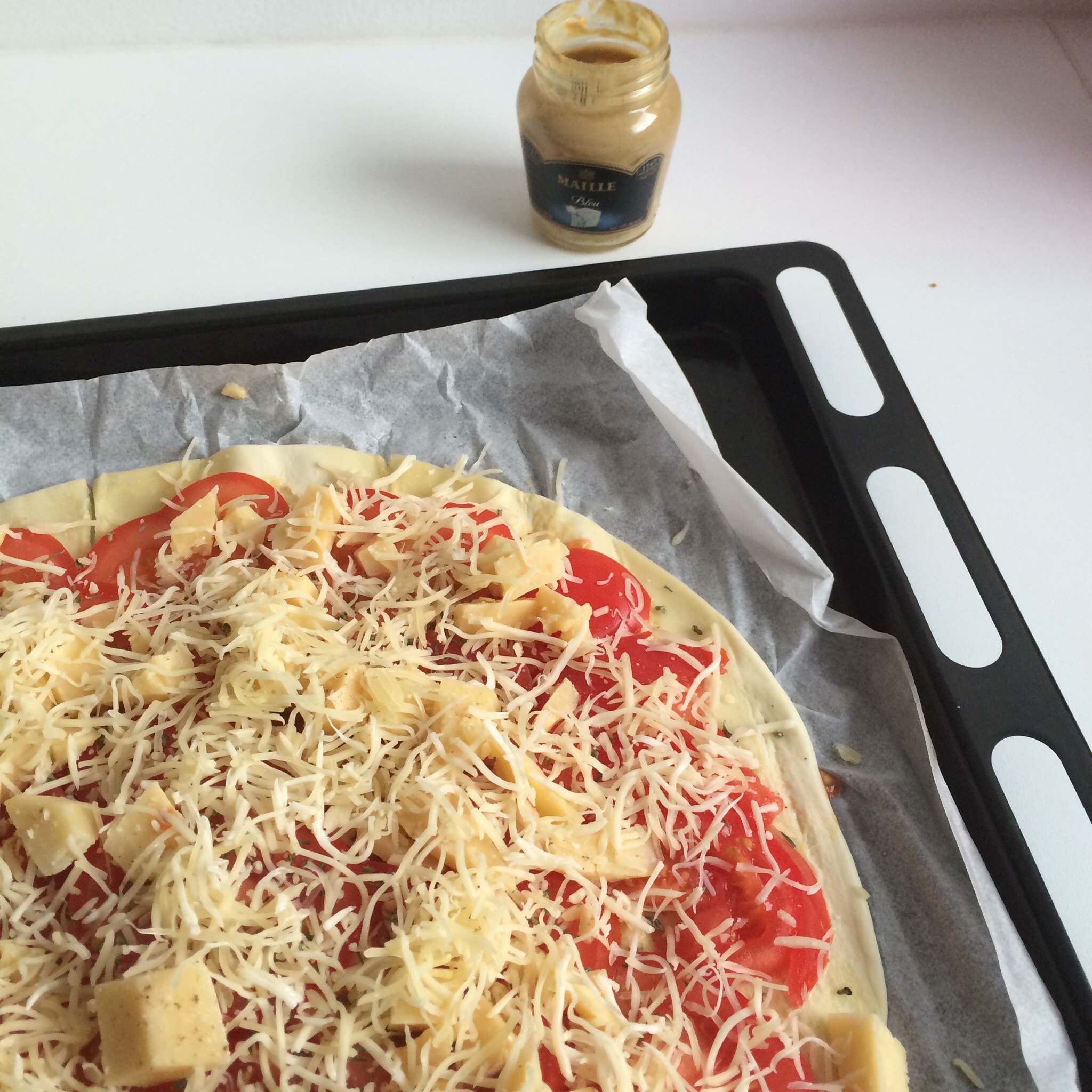 recette,tarte,quiche,tomate,fromage,salers,emmental
