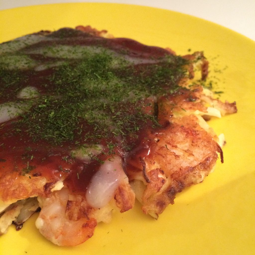 okonomiyaki aux crevettes
