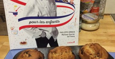 muffins réalisés grâce à la recette du livre